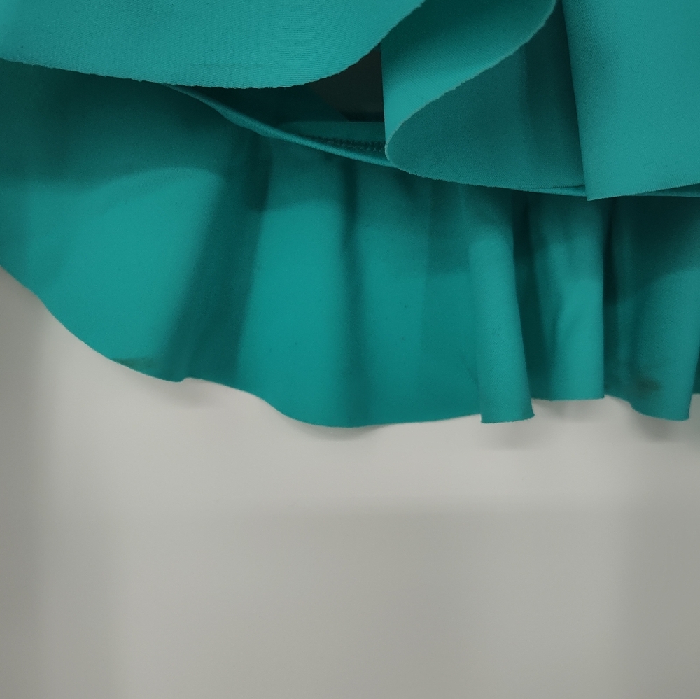 PINK Victoria's Secret Teal Ruffled Bikini Top Women's Size Medium - Picture 3 of 9